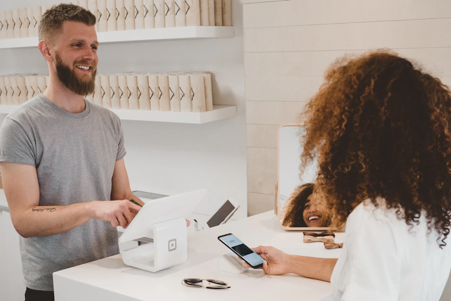 Online store with modern shopping interface